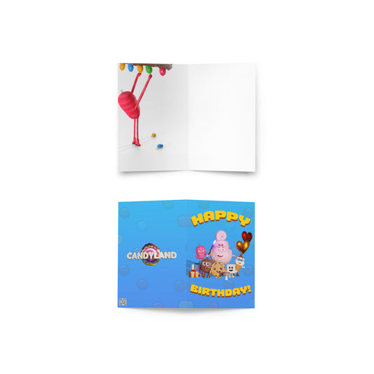 Candyland “Happy Birthday!” Card
